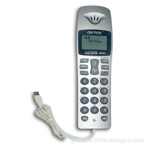 USB Skype Phone with Dot-matrix LCD Backlight